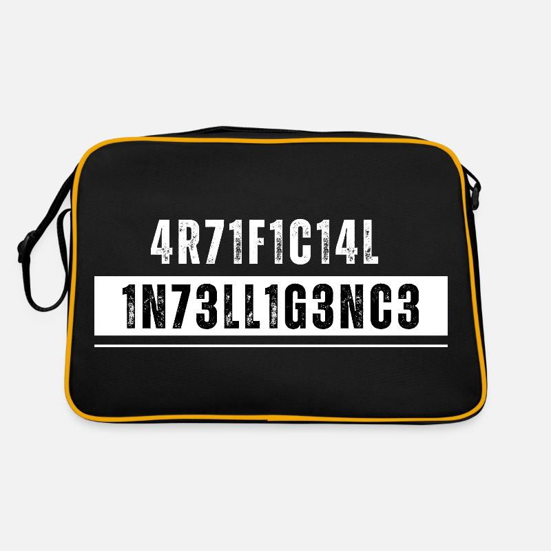 Intelligence artificielle Künstliche Intelligenz AI Sac Retro