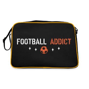 Football addict - Retro Bag - black/gold - Back
