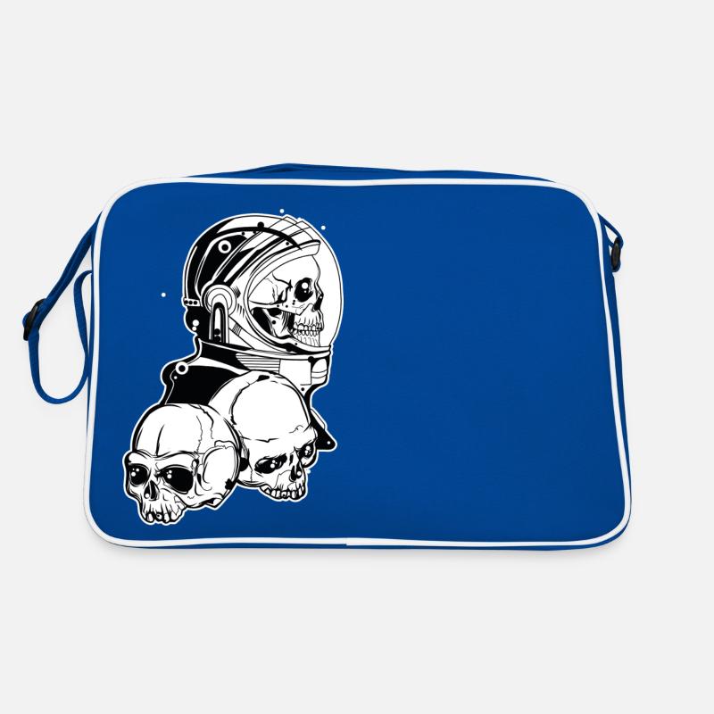 Skull Astronaut // Spaceman // Illustration Retro Tasche