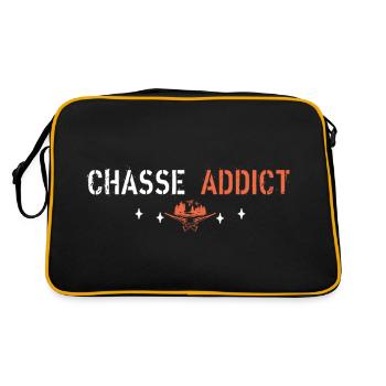 Hunting addict - Retro Bag - black/gold - Back