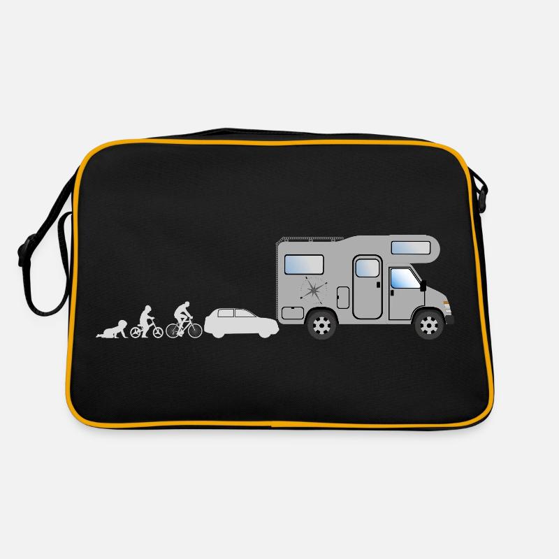 Evolution Camper - Retro Bag - black/gold