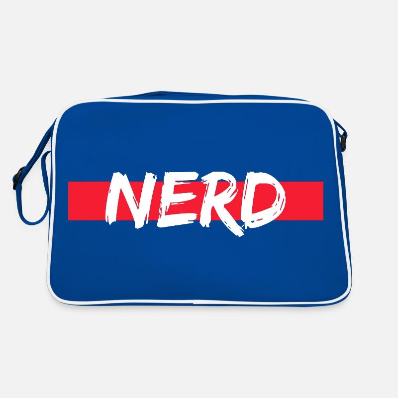 Nerd Bekenntnis ein ein stolzer Nerd zu sein Geek Retro Tasche