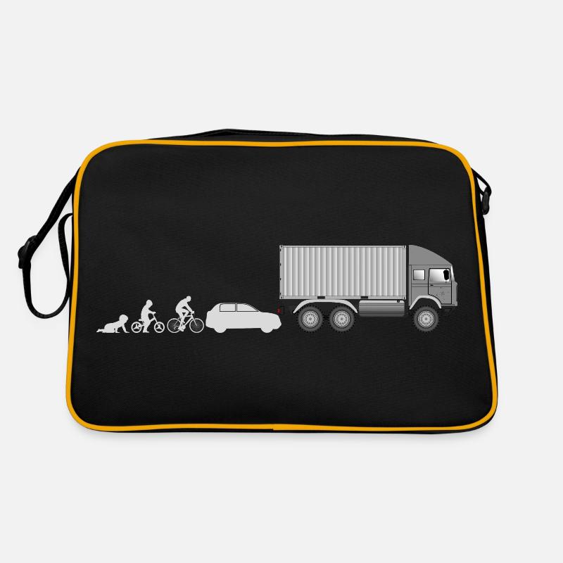 Evolution Container LKW Fahrer Retro Tasche