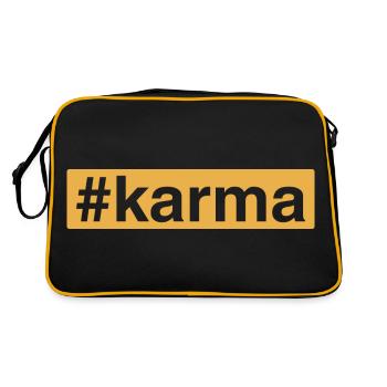 #karma - Retro Bag - black/gold - Back