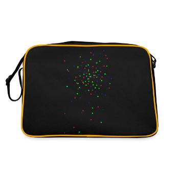 flocons Tchad Räppli - Sac Retro - noir/or - Dos