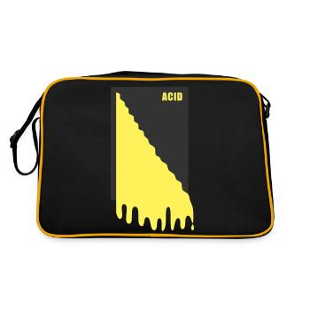 Acide - Sac Retro - noir/or - Dos