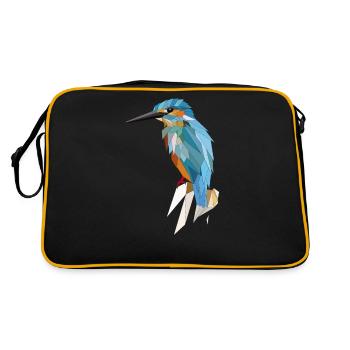 Oiseau de glace Polygone - Sac Retro - noir/or - Dos