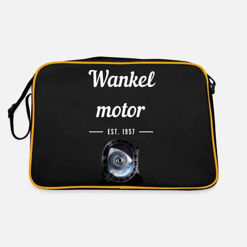 Wankel engine since 1957 - Retro Bag - black/gold