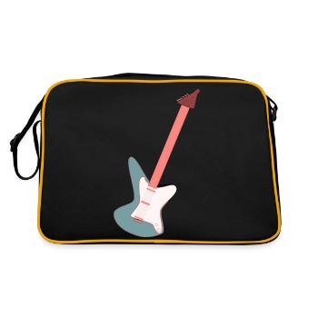Electric guitar - Retro Bag - black/gold - Back
