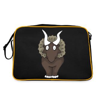 Dino 28 - Retro Bag - black/gold - Back