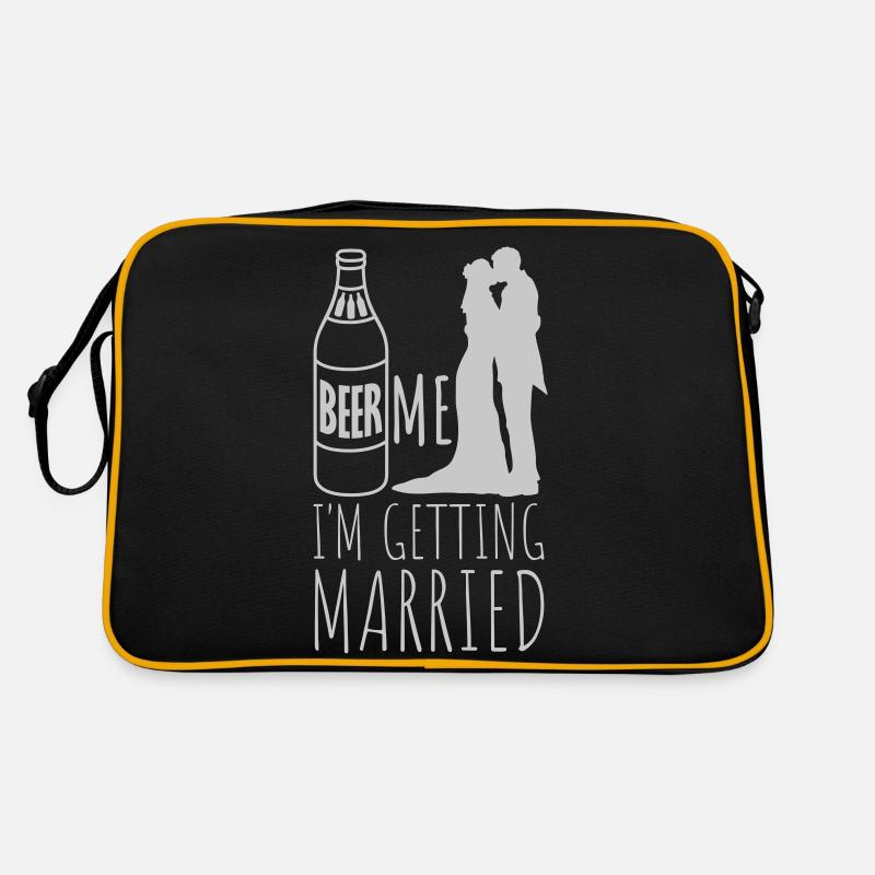 Beer Me Getting Married Retro Bag