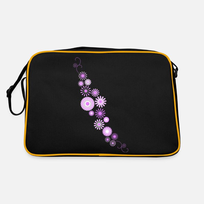 Blumen Retro Tasche