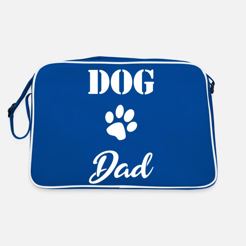 Dog Dad Cadeau blanc Sac Retro