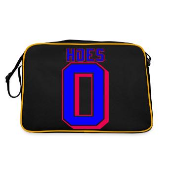 0 Hoes Basketball drôle - Sac Retro - noir/or - Dos