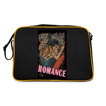 VINTAGE ROMANCE 6 BIS By Yume Origins - Sac Retro - noir/or - Dos