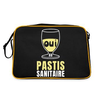 Oui au Pastis Sanitaire - Sac Retro - noir/or - Dos
