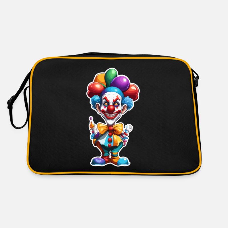 Clown / Circus / Carnival / Carnival / Playful Retro Bag
