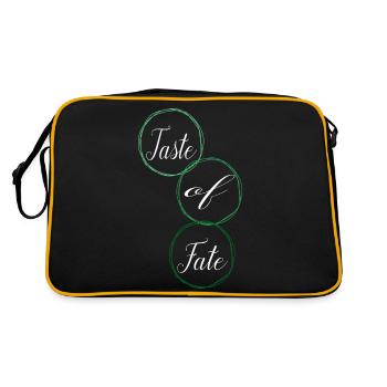 culinary craftsmanship art of cooking joke - Retro Bag - black/gold - Back
