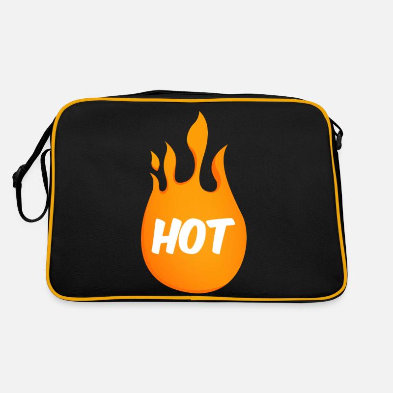 Hot Lit fire Retro Bag