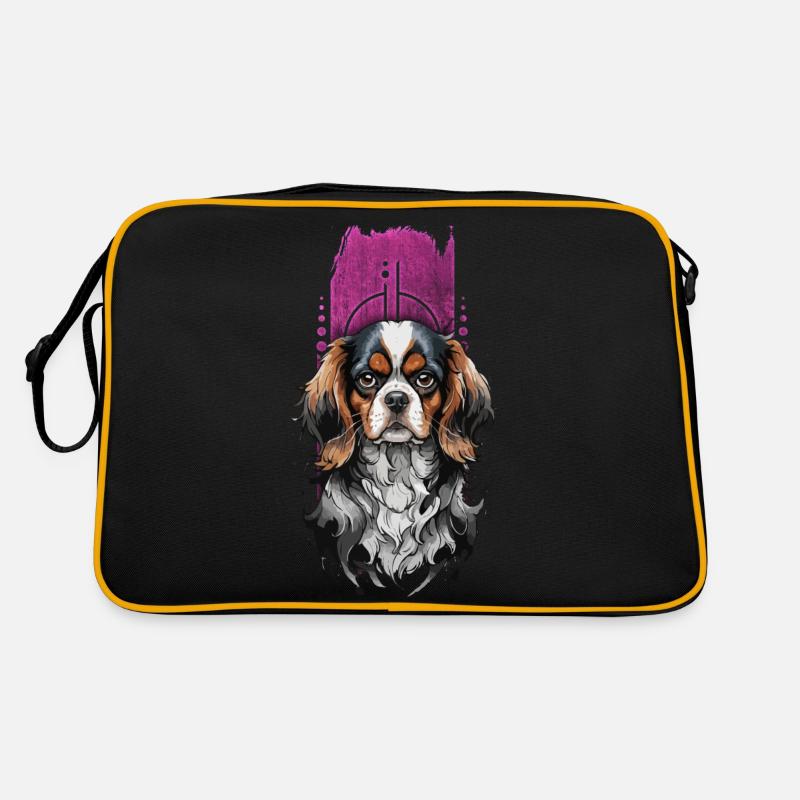 Regal Companion: Cavalier King Charles Spaniel Retro Bag