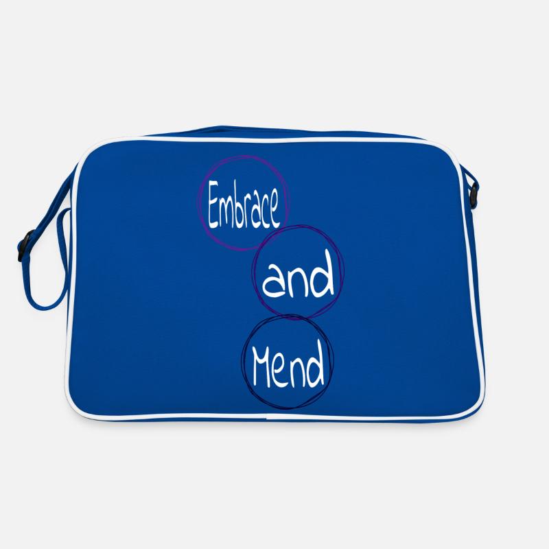 healing quotes providing support offering help Retro Tasche