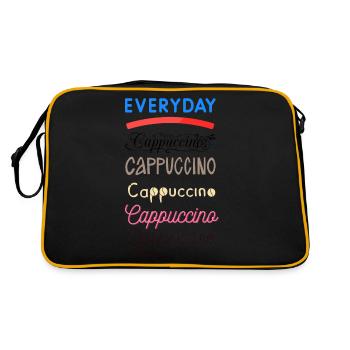 Everyday Cappuccino - Retro Bag - black/gold - Back