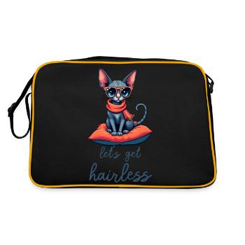Sphyny Chat Nu Chat Nu Chat Persan - Sac Retro - noir/or - Dos