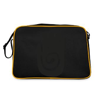 Chaman - Main de Guérison & Symbole de Protection - Noir - Sac Retro - noir/or - Dos