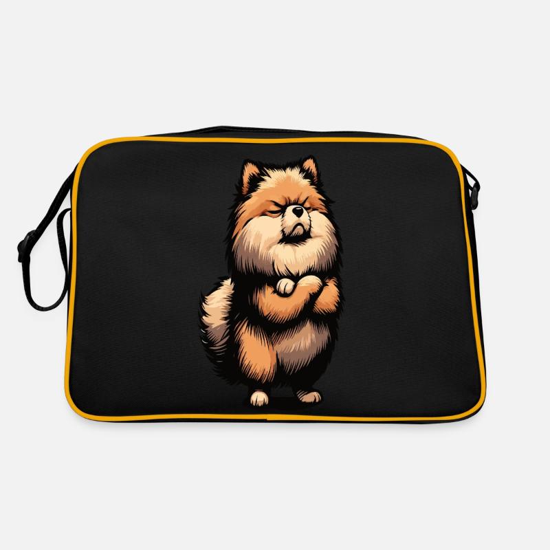 Zwergspitz Zwergspitze Zwerspitzhalter Spitz Retro Tasche