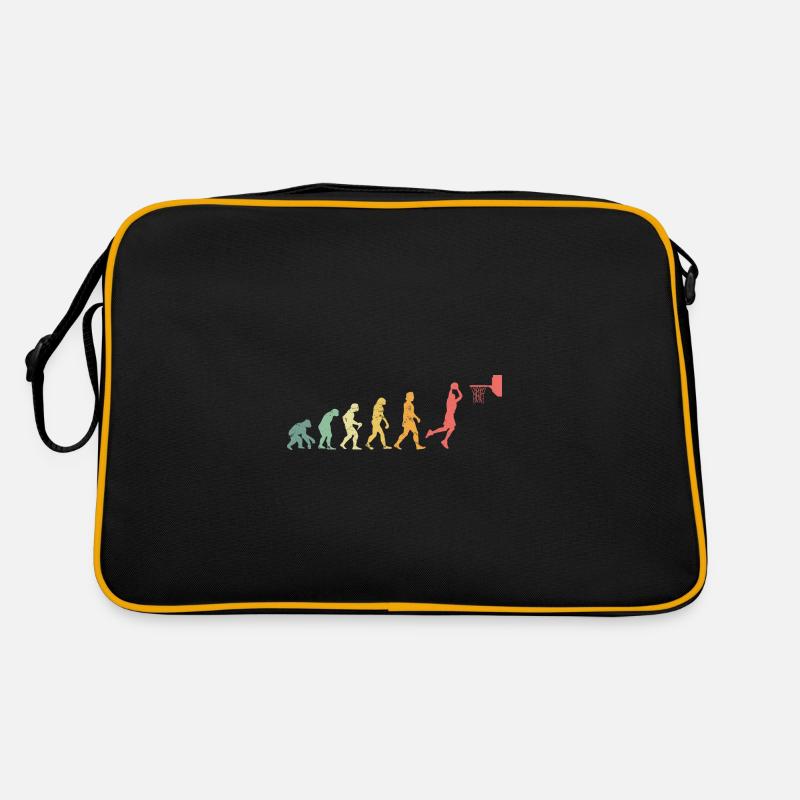 Basketball Evolution Dunk Dunking Geschenkidee Retro Tasche