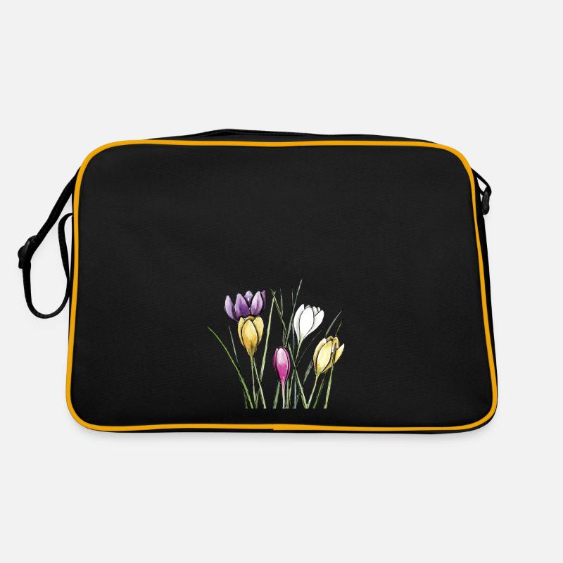 Krokusse Retro Tasche