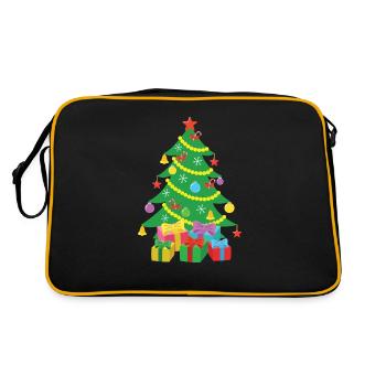 Arbre de Noël - Sac Retro - noir/or - Dos