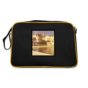 T-shirt St-Tropez French Riviera - Sac Retro - noir/or - Dos