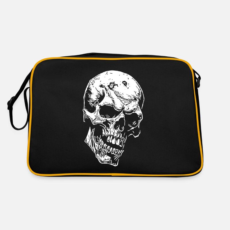 Zombie Skull Retro Bag