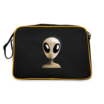 Geek extraterrestre - Sac Retro - noir/or - Dos