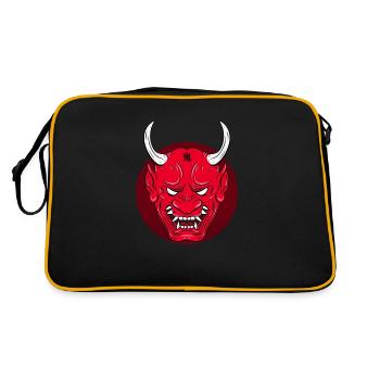 Oni, le démon japonais - Sac Retro - noir/or - Dos