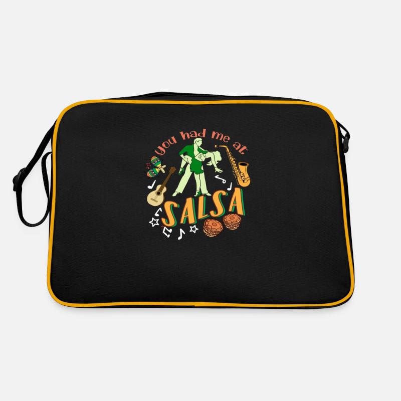 Salsa Danse Danse Professeur de danse Idée de cadeau Sac Retro