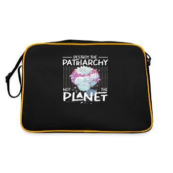 Féminisme féministe Patriarcat Féministes - Sac Retro - noir/or - Dos