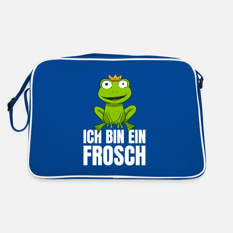 Ich Bin Ein Frosch Retro Tasche