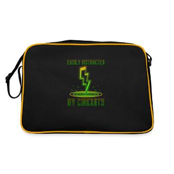 Distrait par les circuits Voltage Electro Worker - Sac Retro - noir/or - Dos