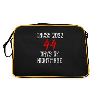 Truss 2022, 44 Days Of Nightmare Halloween Satire - Retro Bag - black/gold - Back