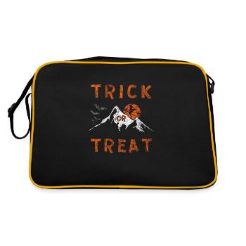 Trick Or Treat Halloween Witch - Sac Retro - noir/or - Dos
