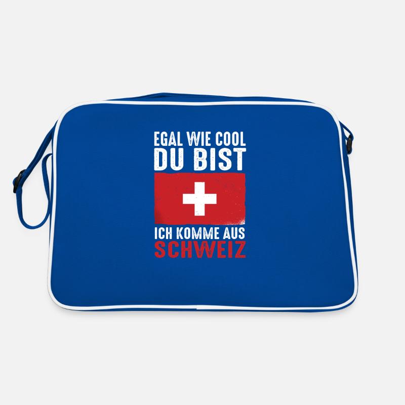 Schweizer Schweiz Retro Tasche