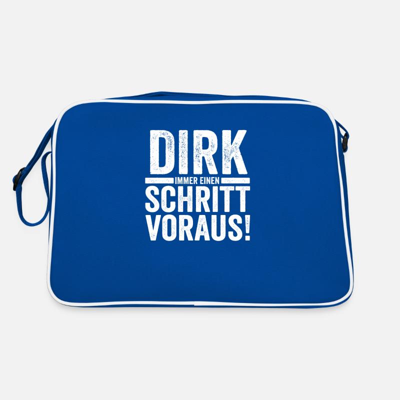 First name Dirk Retro Bag