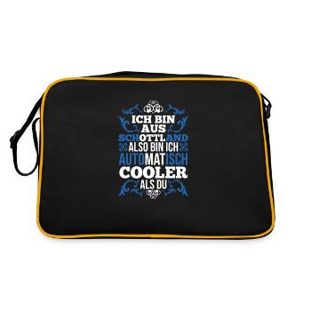 Ecossais Ecosse Ecosse Ecosse - Sac Retro - noir/or - Dos