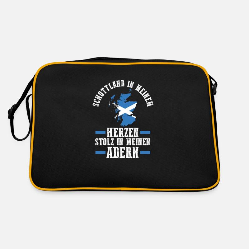 Schotten Schottisch Schottland Retro Tasche