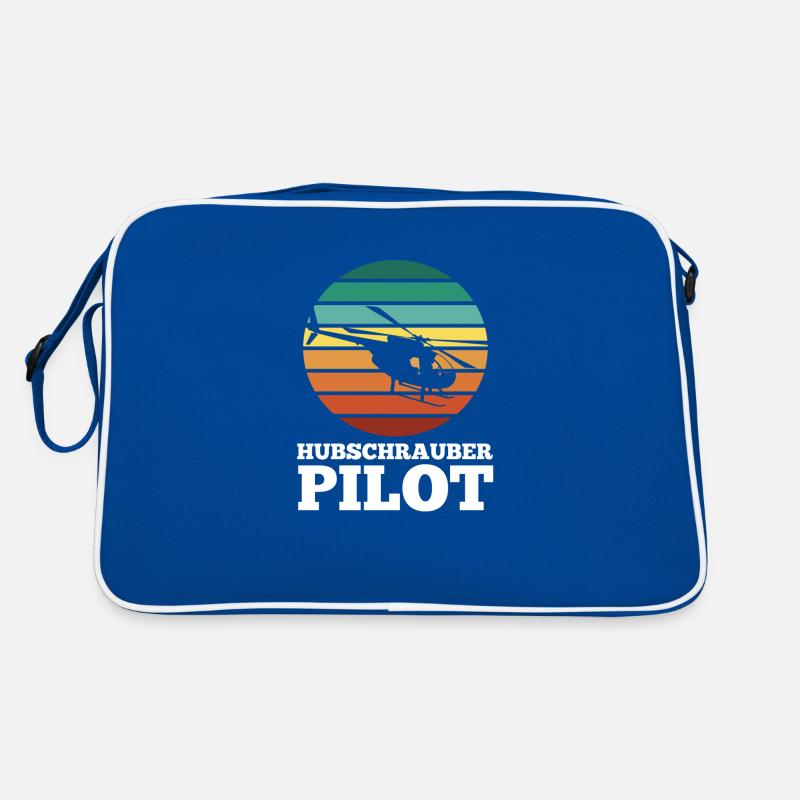 Pilot Helicopter Helicopter Retro Bag