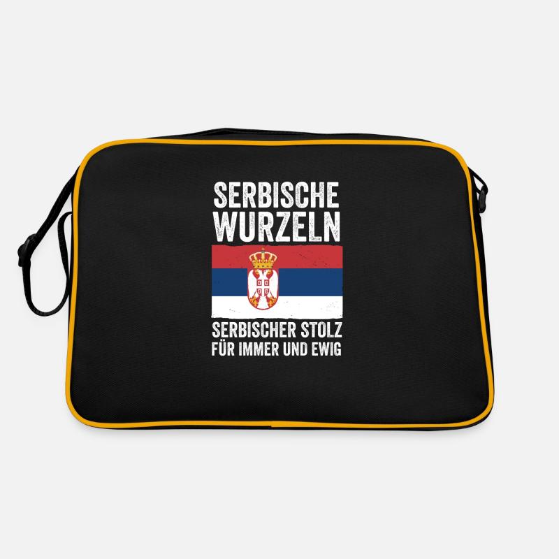 Serbe Serbe Serbie Sac Retro
