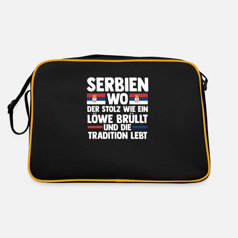 Serbe Serbe Serbie Sac Retro