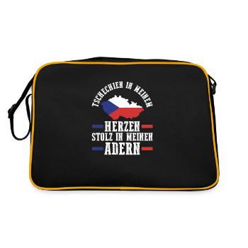 Tchèques République tchèque - Sac Retro - noir/or - Dos